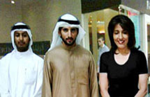 Crown Prince Sheikh Hamdan Bin Mohammad Bin Rashid Al Maktoum and Ms.Poonam Datta